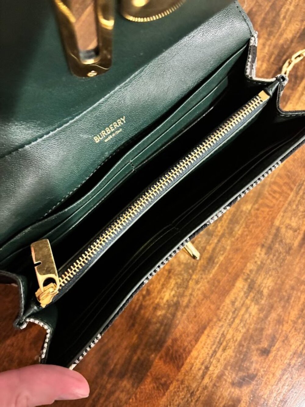 Burberry Rocking Horse Chain Wallet - Authentic, Brand New - Picture 7 of 8